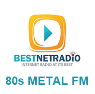 80s Metal station logo