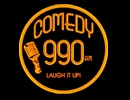 Comedy Radio KSA 990 AM station logo