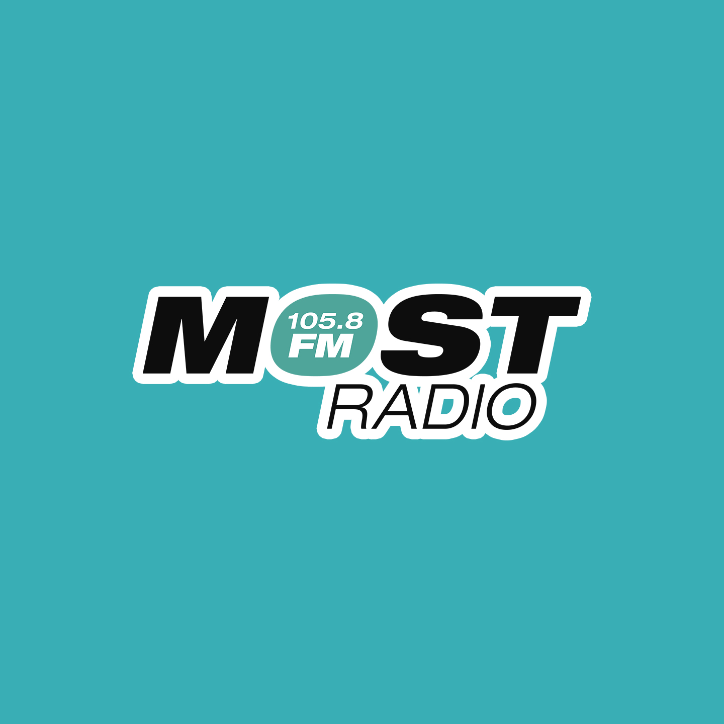 Most 105.8 FM Jakarta station logo