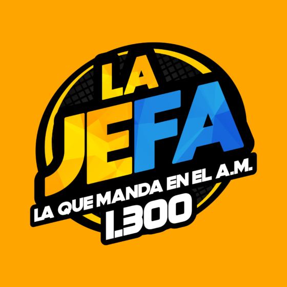La Jefa 1300 AM station logo