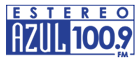 Estéreo Azul 100.9 FM station logo