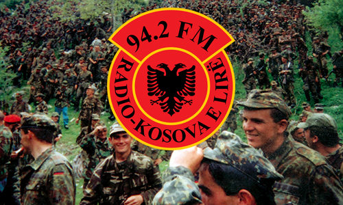 Radio Kosova E Lire station logo