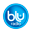 Blu Radio, señal nacional (HJCK, 89.9 MHz FM, Bogotá / HJN42, 96.3 MHz, San Martín, Meta / HJH87, 103.1 MHz, Paipa, Boyacá / HJOM, 1090 KHz, Cartagena de Indias / HJM47 103.1 MHz, Algeciras, Huila / HJQ43, 94.1 MHz, Bugalagrande, Valle del Cauca) station logo