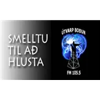 Radio Bodun 105.5 Reykjavik station logo