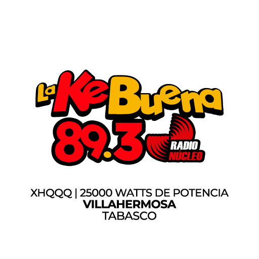 LA KEBUENA 89.3 (Villahermosa) - 89.3 FM - XHQQQ-FM - Radio Núcleo - Villahermosa, Tabasco station logo