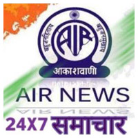 All India Radio News 24X7 station logo