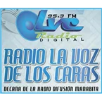 La Voz de los Caras 95.3 FM station logo