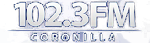 102.3 FM CORONILLA station logo