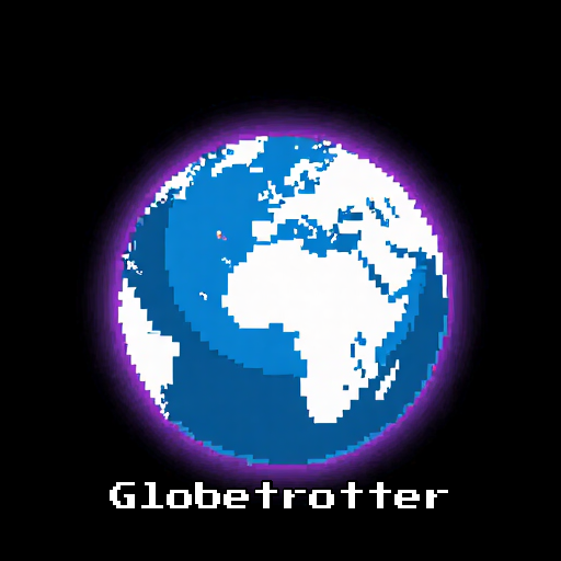 Globetrotter badge — stations from 10 countries
